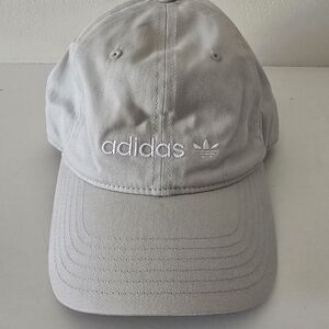 Adidas Originals Light Gray Trefoil Baseball Cap